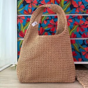 GAP Slouchy Straw Tote Bag - NWT